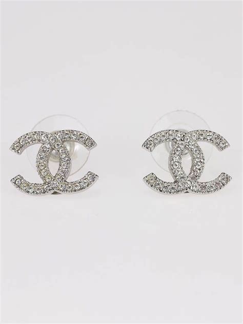 cute chanel earrings|Chanel swarovski earrings.